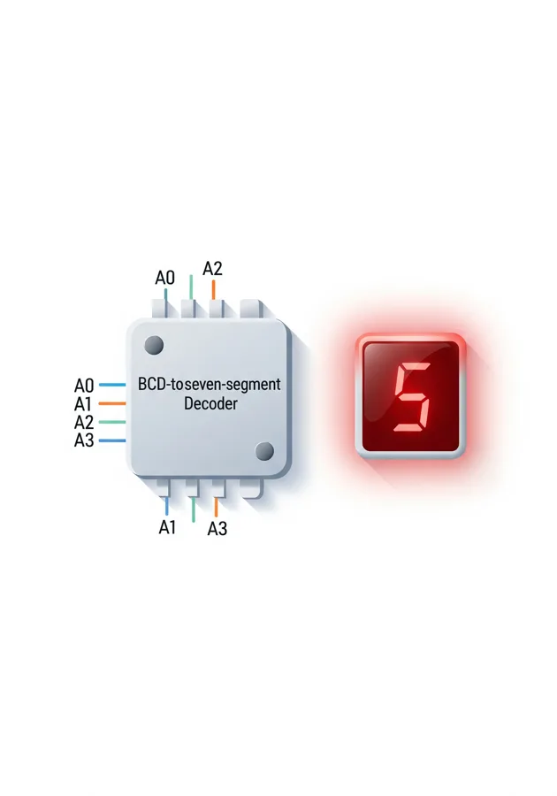 BCD to 7-segment decoder